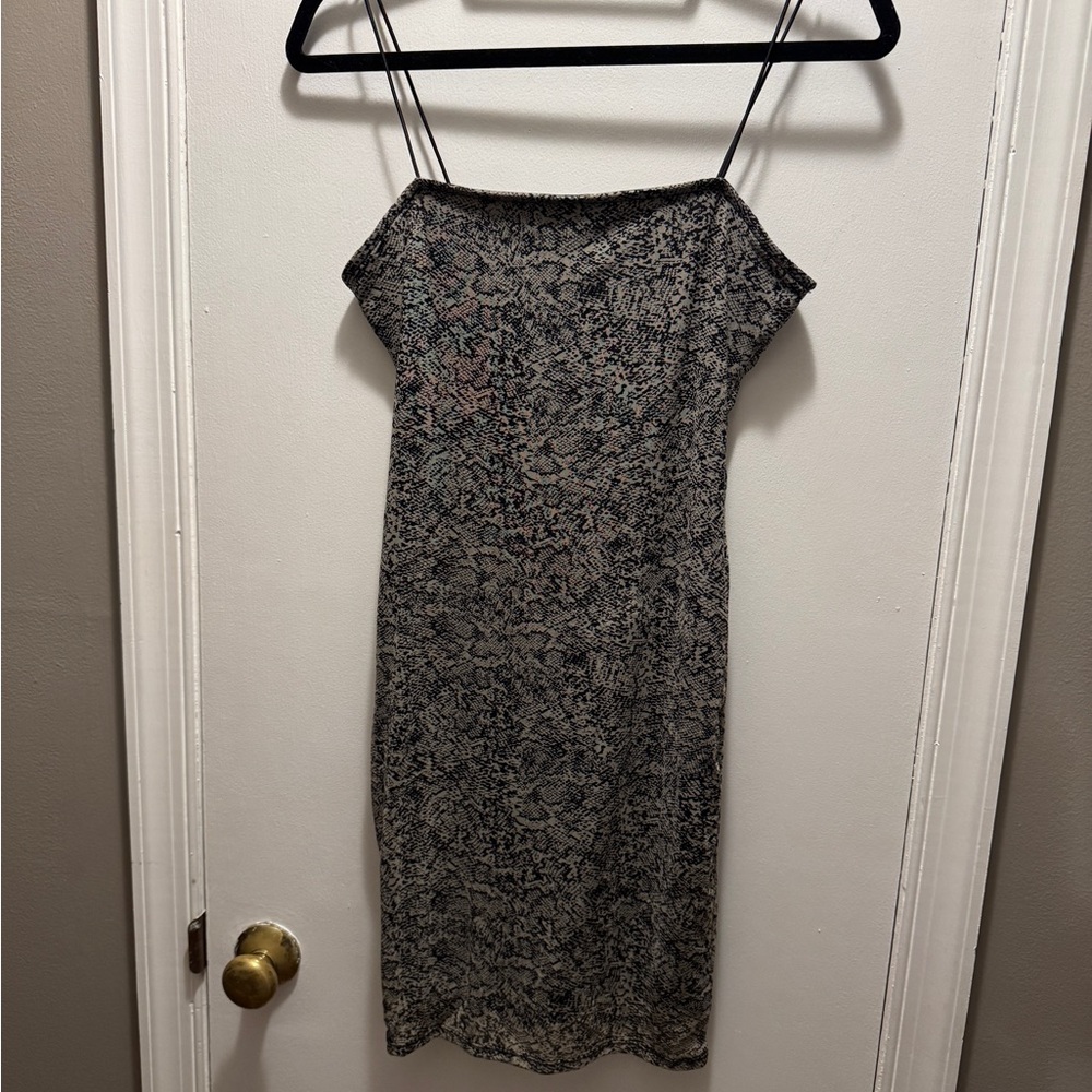 NWT Forever21 Snake Print Dress Size L